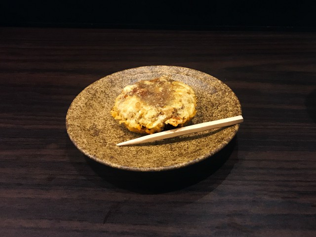 天菊のおはぎの天ぷら