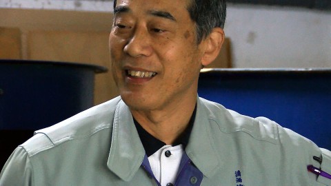 the executive director of Funaki Brewery, Mr.Funaki