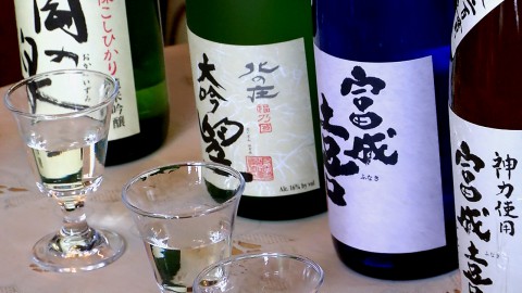 some of Funaki brewery's sake