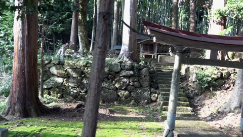 a shrine of Imadera settlement in Mt. Aoba