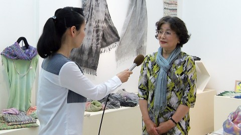Mieko Nakanishi and Manager Okamoto                                  