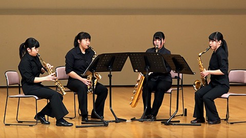 Takefu Commercial High School Wind Band Saxophone Quartet