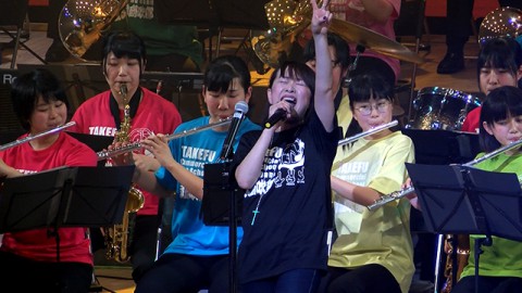 Maki Otsuki and Takefu Commercial High School Wind Band