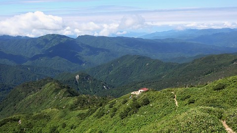 The view from Kanko Shindo trail