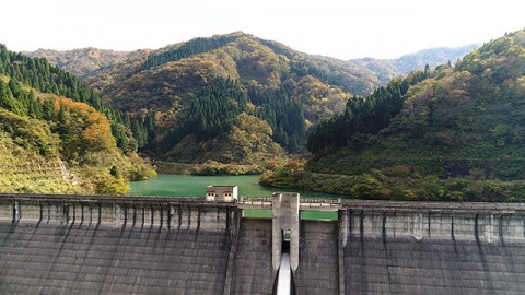 Eiheiji Dam and Lake Daibutsu