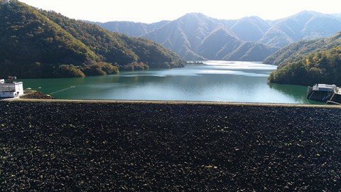 Kuzuryu Dam and Lake Kuzuryu