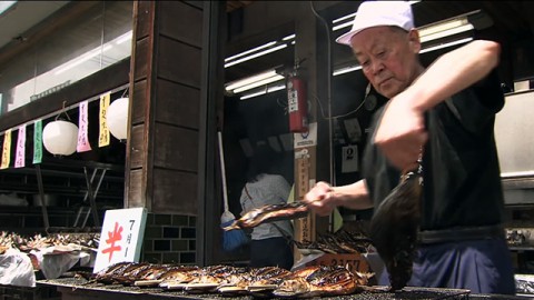 半夏生 鯖の丸焼き