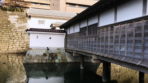 Yamazatoguchi Gate and Oroka-bashi bridge