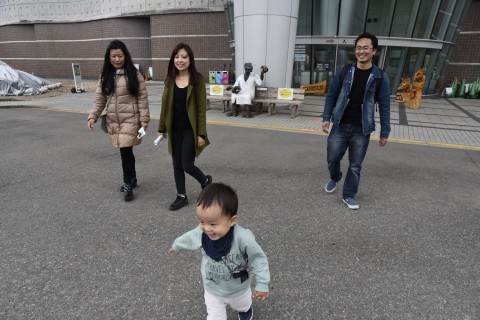 they were still excited even after they left the museum