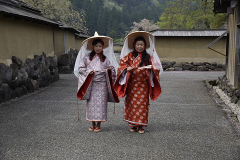 Mr. Ugyen Dorji's sister and his wife are wearing the Warring State Period's kimono