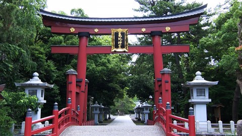 grand gate of Kehi-jingu Shrine