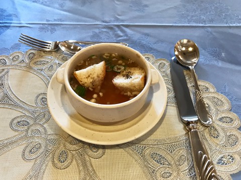サロン・ド・シェフ・ナカヲ　ランチのスープ