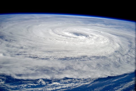 Typhoon Noru as seen from the International Space Station on August 1, 2017.Randy Bresnik/NASA/Twitter