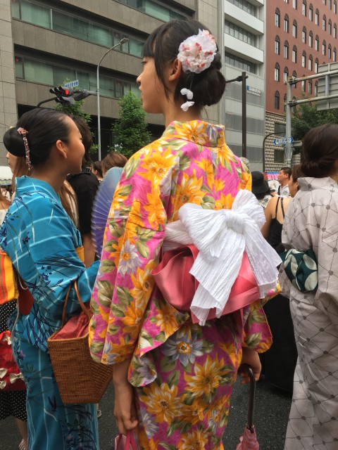 日本の夏　浴衣