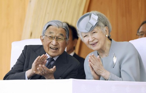 Japanese emperor and the empress