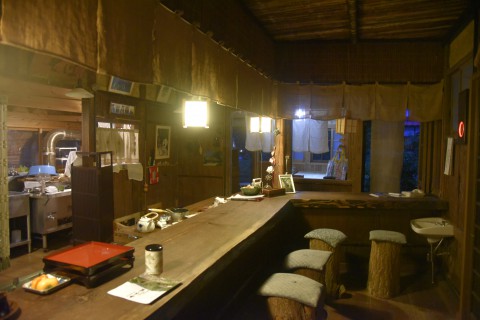 inside of the cafe