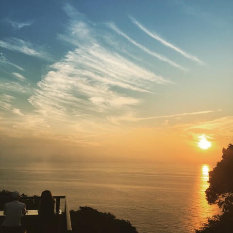 Echizen coast and its sunset
